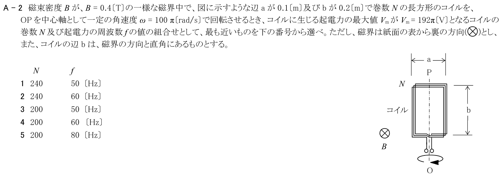 一陸技基礎令和5年07月期第2回A02